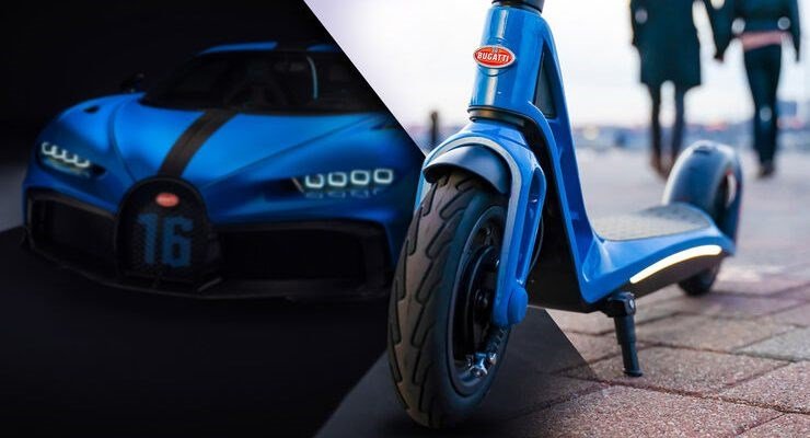 Bugatti İlk Elektrikli Aracını Tanıttı; Elektrikli Scooter!